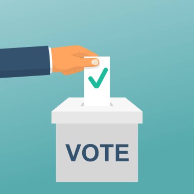 Oylama kavramı. Bir dakika dostum el Bülteni