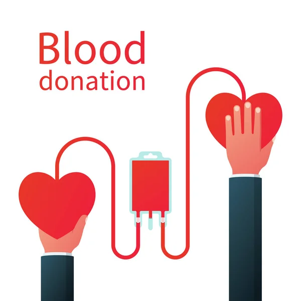 Концепція Донорство крові — стоковий вектор