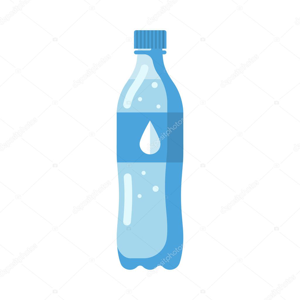 Plastic water bottle