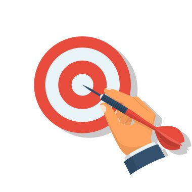 El dart. Dart atma. Doğru atmak.