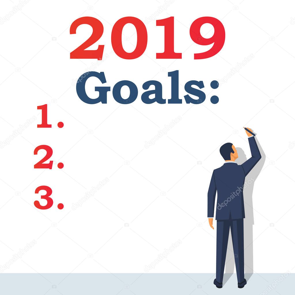 Goals 2019. To do list for next year.