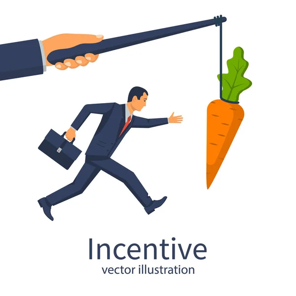 Concepto de incentivo. Metáfora del negocio — Vector de stock