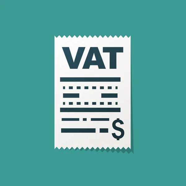 Vat concept. Added value — Stock Vector