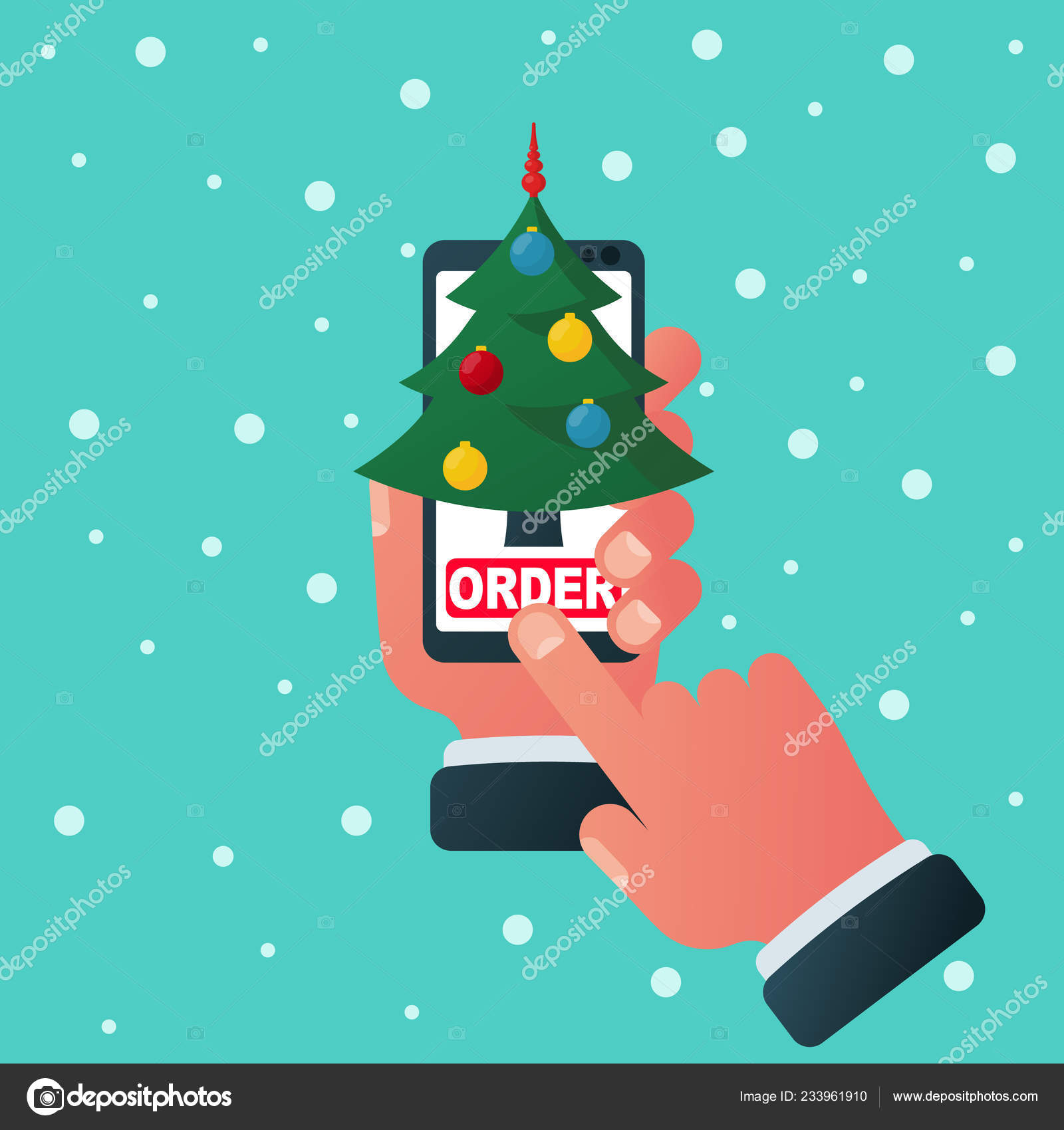 Order christmas tree Stock Vector Image by 233961910