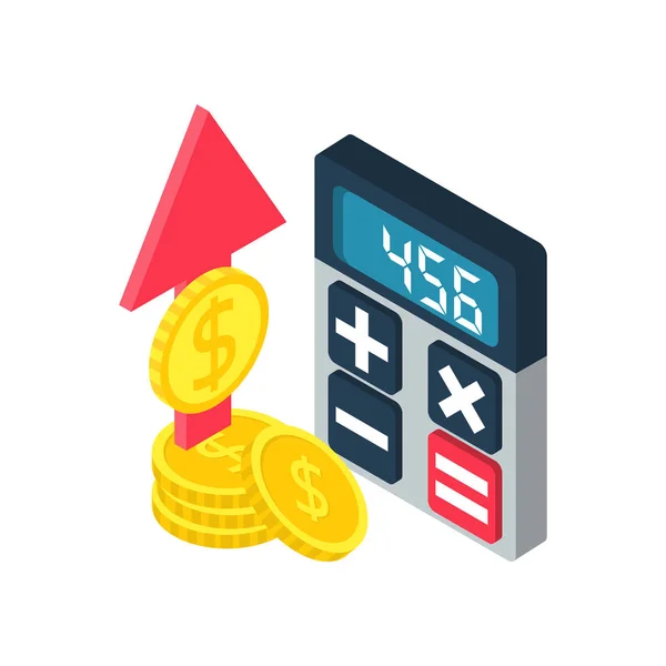 Relatório estatístico financeiro —  Vetores de Stock