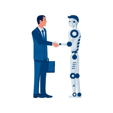 RPA kavramı. Robot ilerleme automatisation.