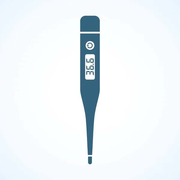 Medicinsk digital termometer — Stock vektor