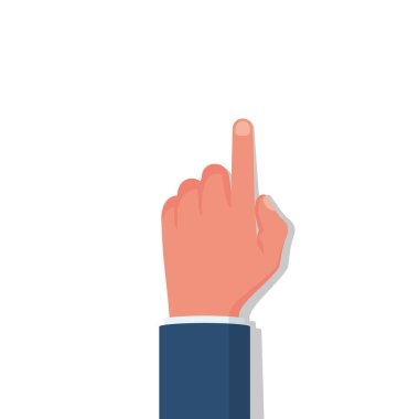 Düz bir şekilde elle dokunmak yüzeye dokunur. Simgeye dokun. İşaret parmağı monitöre dokunur, ağ ve yazıcı şablonu. Vektör çizimi düz tasarım. Beyaz arkaplanda izole.