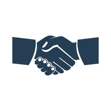 Tokalaşma iş ikonu. Başarılı anlaşma işleminin simgesi.