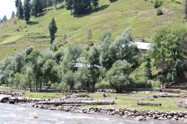 Kaşmir, Neelum Vadisi 'nde bulunan Taobat Bala' nın nefes kesici doğal ihtişamı. Bu bölgede yemyeşil ağaçlarla, yüksek dağlarla ve ışıl ışıl pınarlarla dolu çarpıcı bir vadi var..