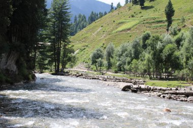 Kaşmir, Neelum Vadisi 'nde bulunan Taobat Bala' nın nefes kesici doğal ihtişamı. Bu bölgede yemyeşil ağaçlarla, yüksek dağlarla ve ışıl ışıl pınarlarla dolu çarpıcı bir vadi var..