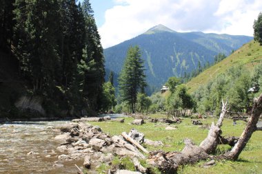 Kaşmir, Neelum Vadisi 'nde bulunan Taobat Bala' nın nefes kesici doğal ihtişamı. Bu bölgede yemyeşil ağaçlarla, yüksek dağlarla ve ışıl ışıl pınarlarla dolu çarpıcı bir vadi var..