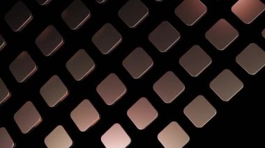 Bronz Metalik Simgeler 4K Hareket Grafikleri Markalaşma için çok yönlü canlandırma arkaplanı