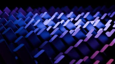 Mavi Soyut 4K Hareket Grafikleri Çevresel Simgeler