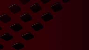 Basit Koyu Kırmızı Soyut Bloklar Ritmik Hareket Grafikleri Döngüsü Modern ve Sofistike Dijital Görünüm Arkaplanı