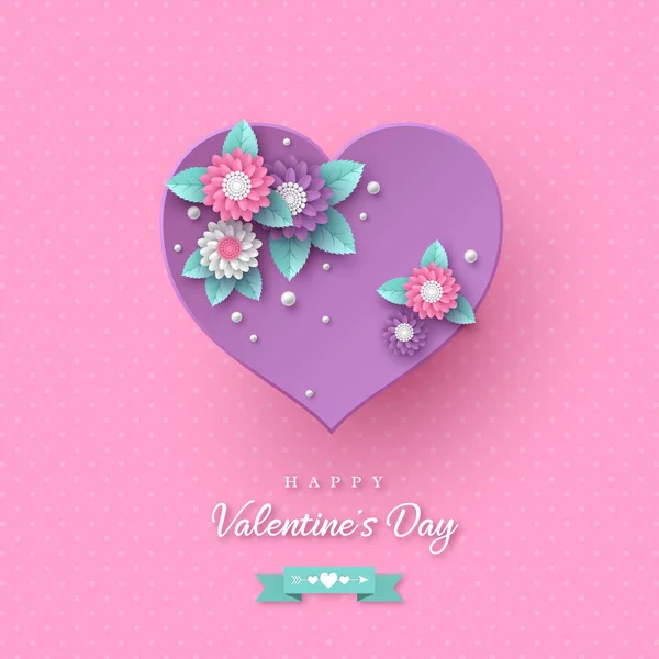 Valentines Day Holiday ontwerp. — Stockvector