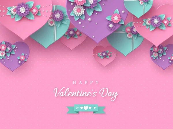 Valentines Day Holiday ontwerp. — Stockvector