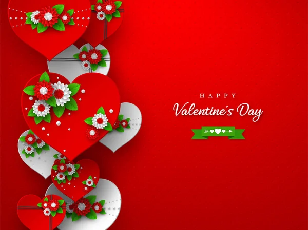 Valentines day holiday design. — Stock Vector