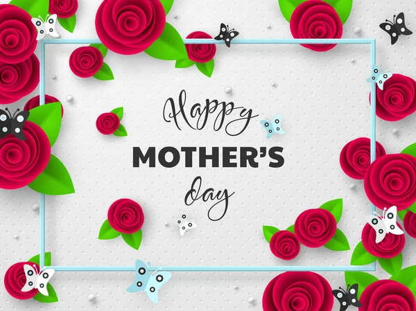 Happy Mothers day greeting card. — Stock Vector