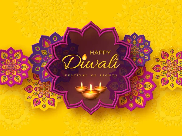 Diwali Festivali Tatil Tasarımı.