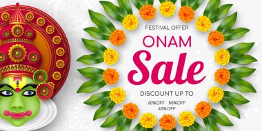 Onam satış promosyon afiş.