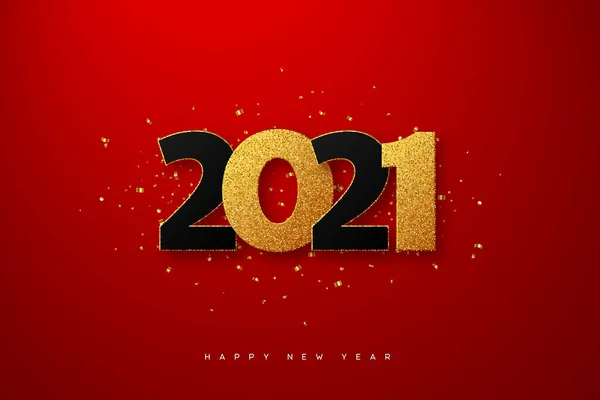 2021 New Year sign. — Stock Vector