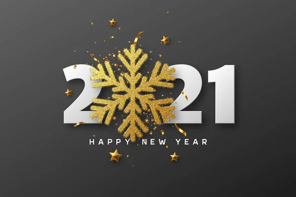 2021 Frohes neues Jahr. — Stockvektor