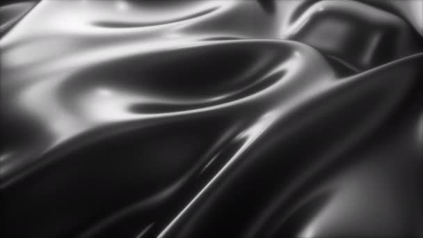 3D abstraktní vlnění pozadí. — Stock video