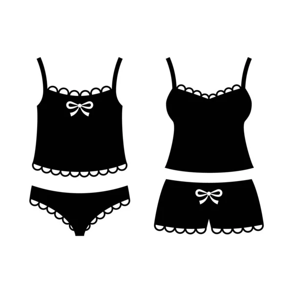 Set of women's underwear — Stock Vector