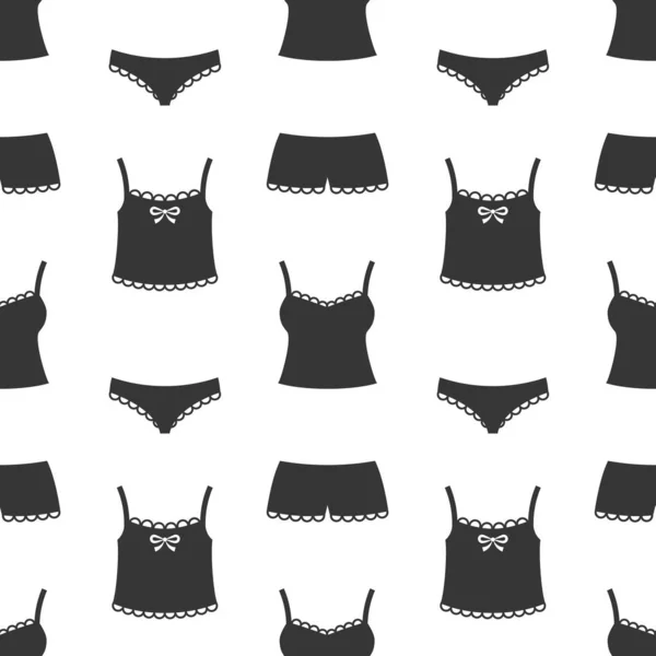 Vrouwen ondergoed patroon naadloze — Stockvector