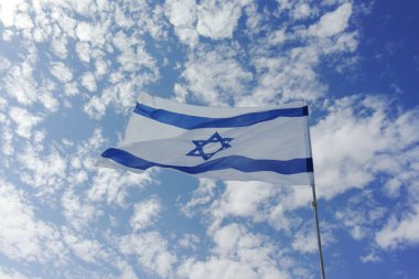 İsrail 'in ulusal bayrağı, Davut' un Yıldızı, Magen David ile beyaz-mavi