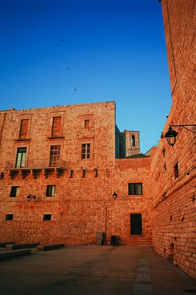 Castello Normann Nel Centro Storico Giovinazzo Vicino Bari Puglia Italia — Foto Stock