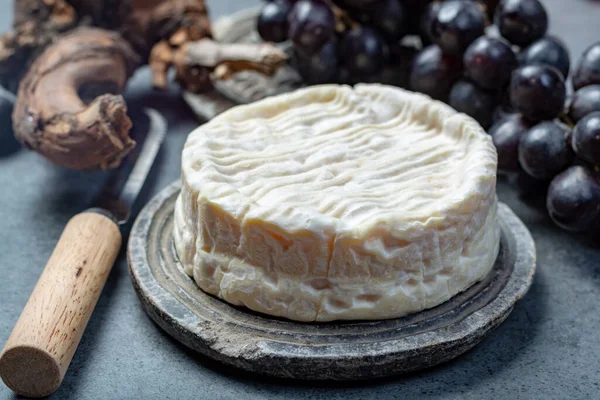 フランスのソフトカマンベールチーズ 元のカマンベール ノルマンディー クローズアップ — ストック写真