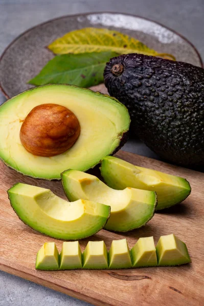 Egészséges Étel Friss Érett Szamár Avokádó Gyümölcs Peruból — Stock Fotó