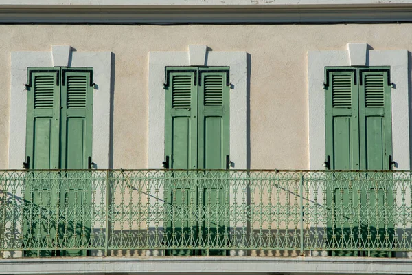 Colores Provenza Francia Verano Pequeña Ciudad Mar Mediterráneo Fachada Colorida — Foto de Stock