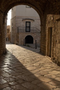 Adriyatik kıyısındaki küçük antik İtalyan şehri Giovinazzo