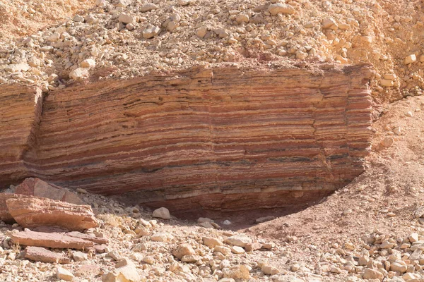 Krásná Geologická Formace Poušti Barevný Pískovcový Kaňon Pěší Stezka Červený — Stock fotografie