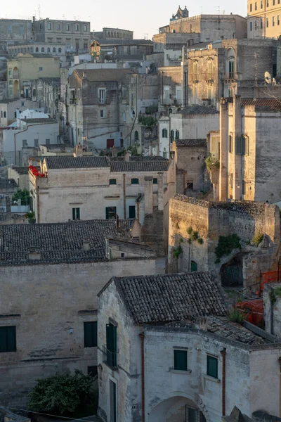 European Capital of Culture in 2019 year, ancient city of Matera, capital of Basilicata, Southern Italy in early morning