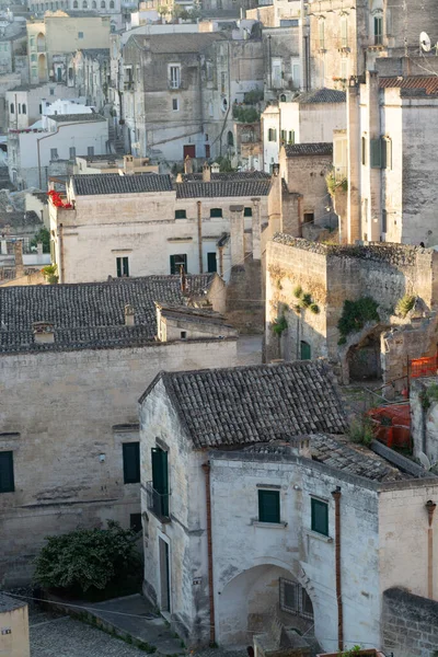 Europejska Stolica Kultury 2019 Roku Starożytne Miasto Matera Stolica Basilicata — Zdjęcie stockowe