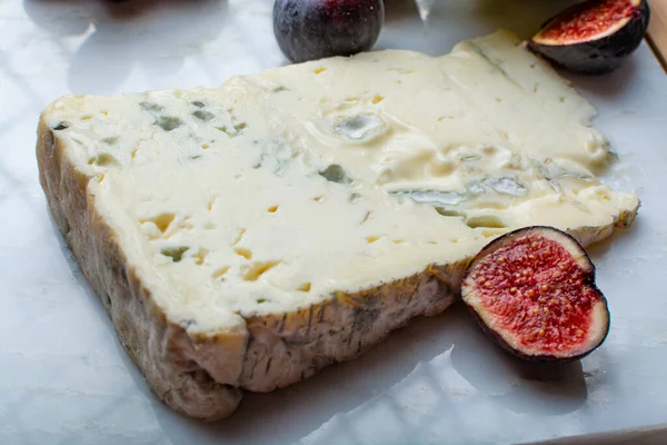 Gorgonzola Dolce Formaggio Blu Italiano Base Latte Vaccino Non Scremato — Foto Stock