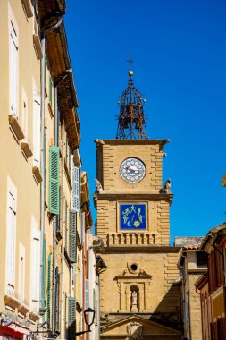 Ortaçağ Provencal kasabası Salon-en-Provence, Güney Fransa