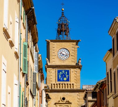 Ortaçağ Provencal kasabası Salon-en-Provence, Güney Fransa