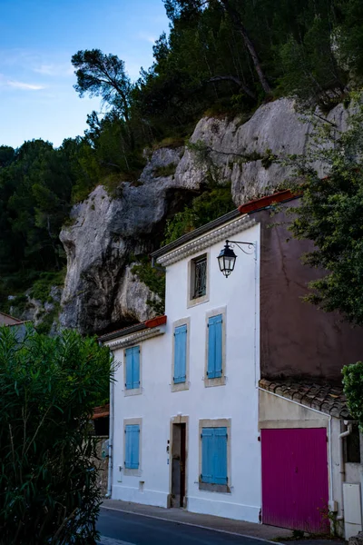 Pemandangan Rumah Rumah Tradisional Dan Abad Pertengahan Provence Pada Hari — Stok Foto
