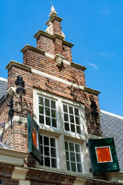Стародавні Голландські Будинки Невеликому Старовинному Місті Великою Історією Бурен Гелдерланд — стокове фото