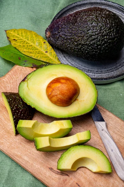 Gezond Eten Vers Rijp Avocado Fruit Uit Peru — Stockfoto