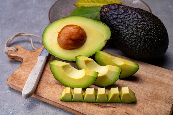 Gesundes Essen Frische Reife Haß Avocadofrüchte Aus Peru — Stockfoto