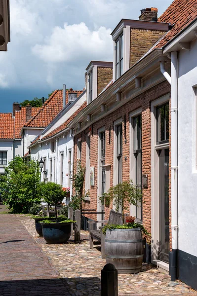 Gamla Holländska Hus Liten Antik Stad Med Stor Historia Buren — Stockfoto
