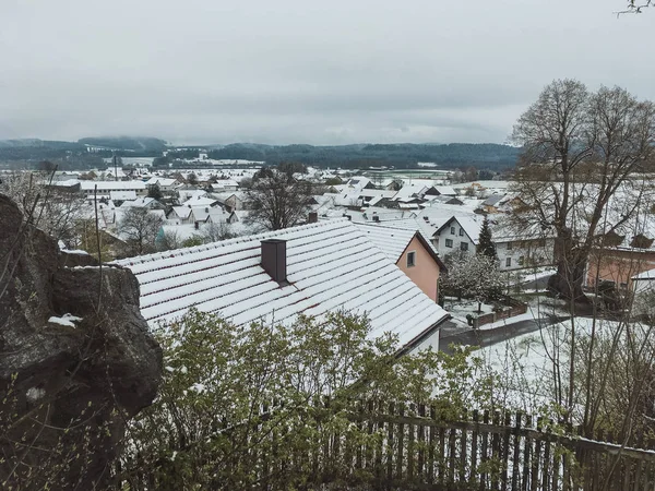 Almanya Bavyera Görünümü Treffelstein Köyü — Stok fotoğraf