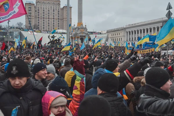 ウクライナ キエフ 2013 会議はウクライナの欧州連合への統合の減少に専念 — ストック写真