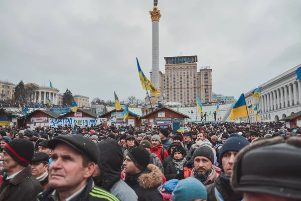 Україна Київ Грудня 2013 Зустріч Присвячену Знижується України Інтеграції Європейського — стокове фото